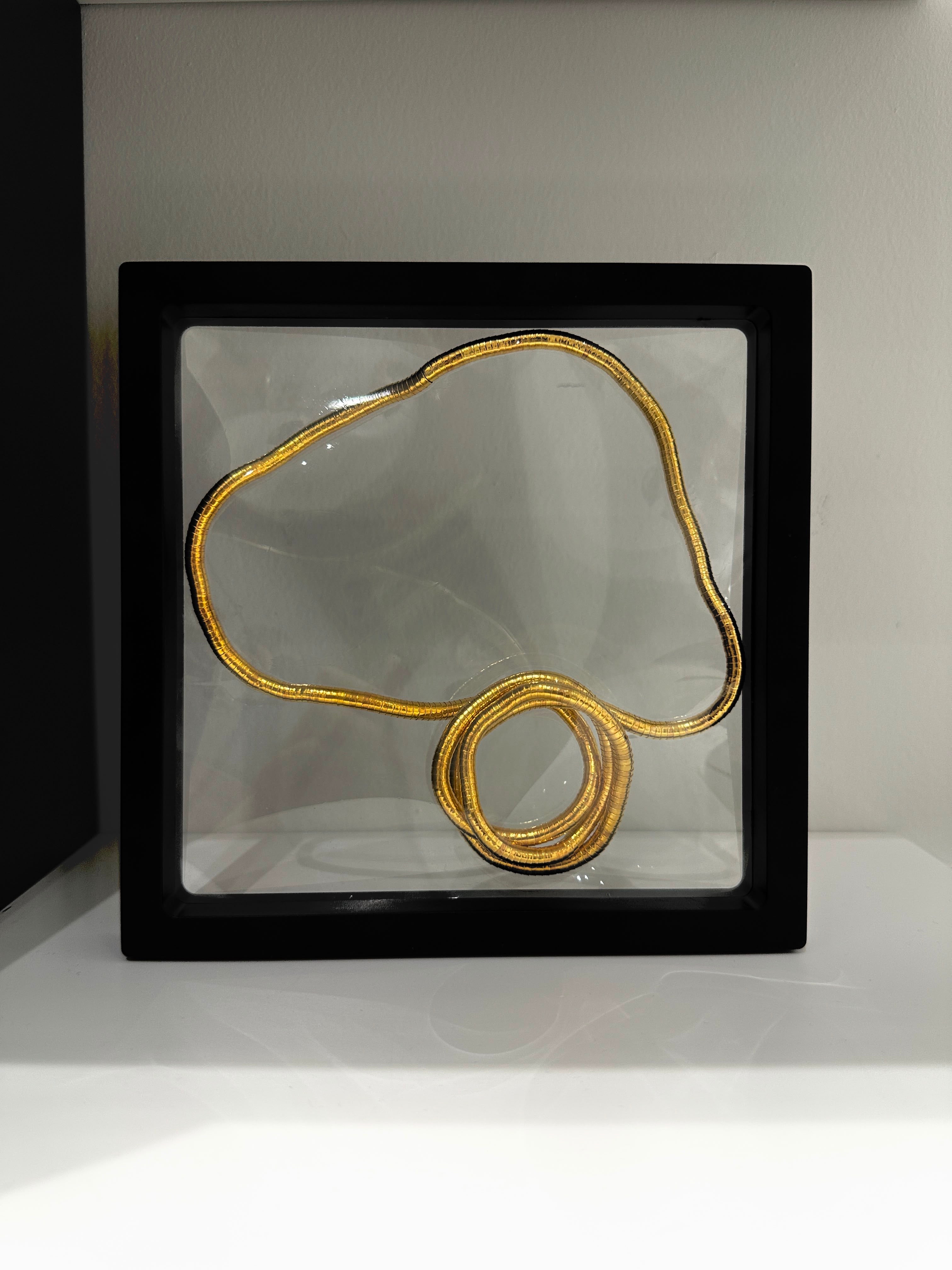 18K Gold Plated Bendable Necklace