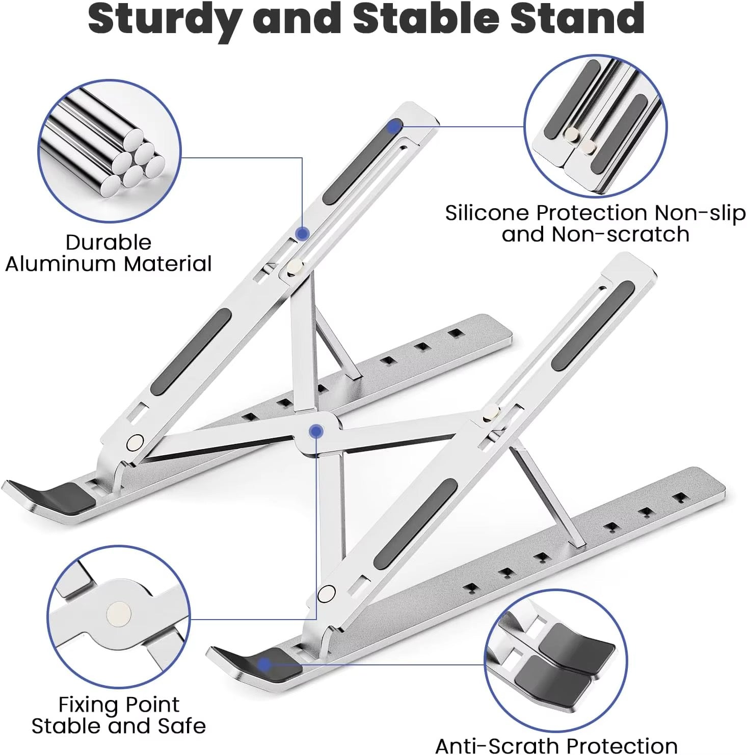 Aluminium Foldable Laptop stand