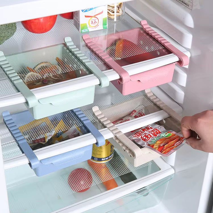 Fridge retractable drawer