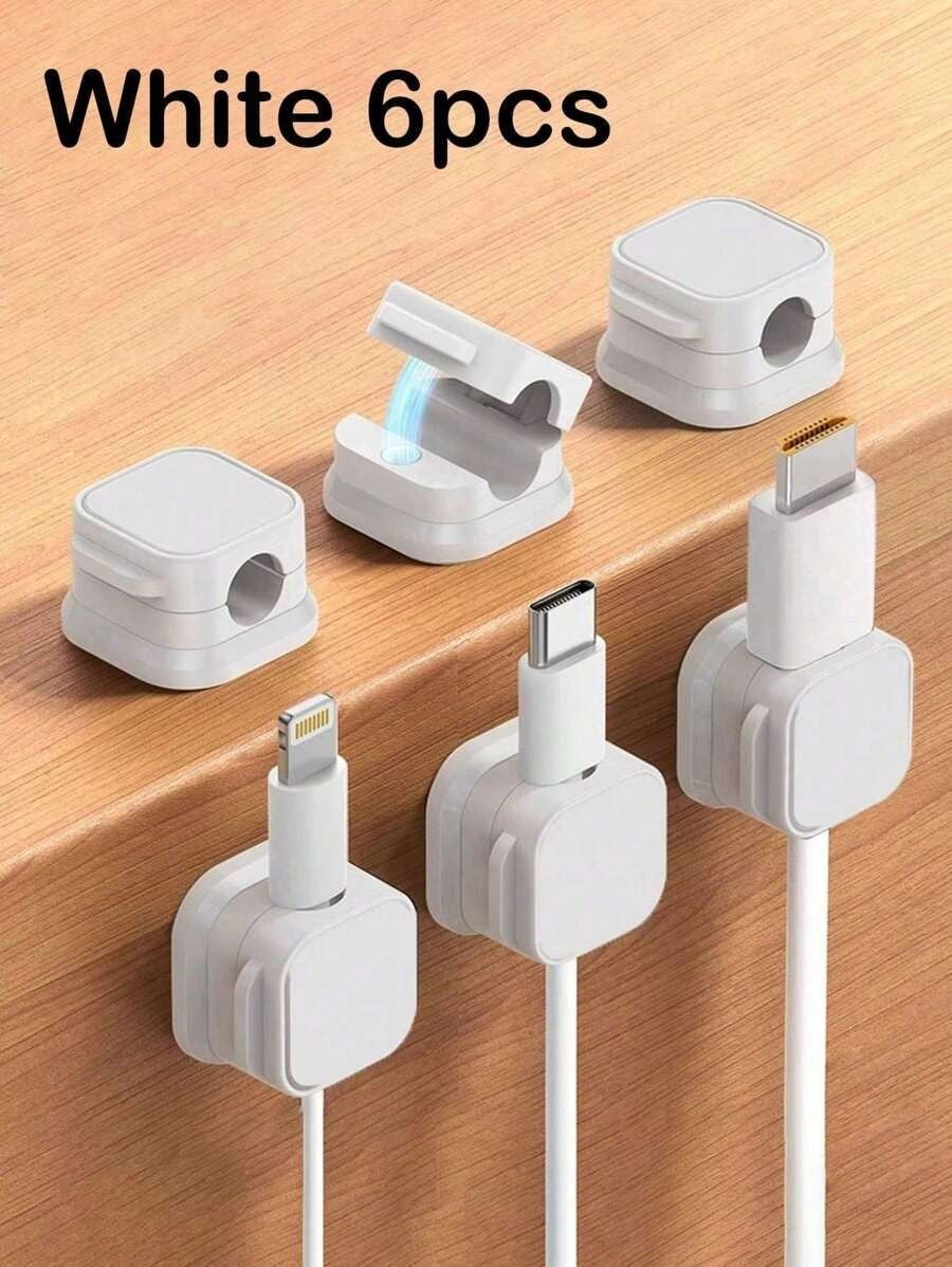 Set Of 6 Cable Organizers