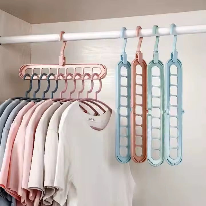 Set of 3 Wardrobe Organizer (9 holes)