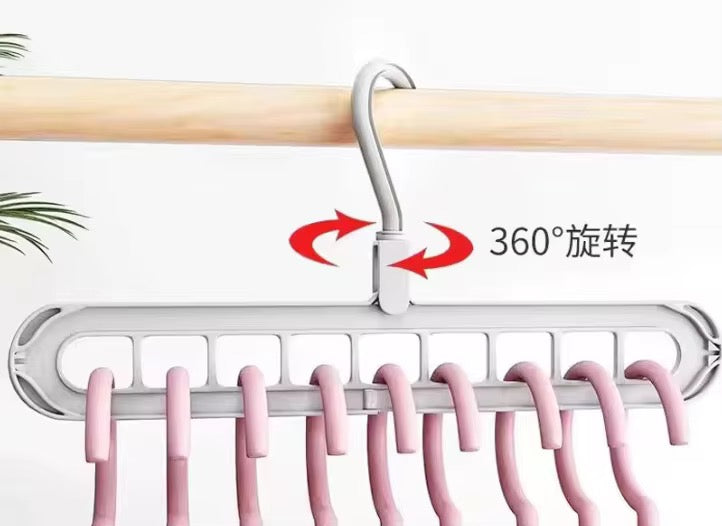 Set of 3 Wardrobe Organizer (9 holes)