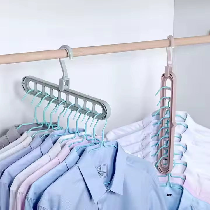 Set of 3 Wardrobe Organizer (9 holes)
