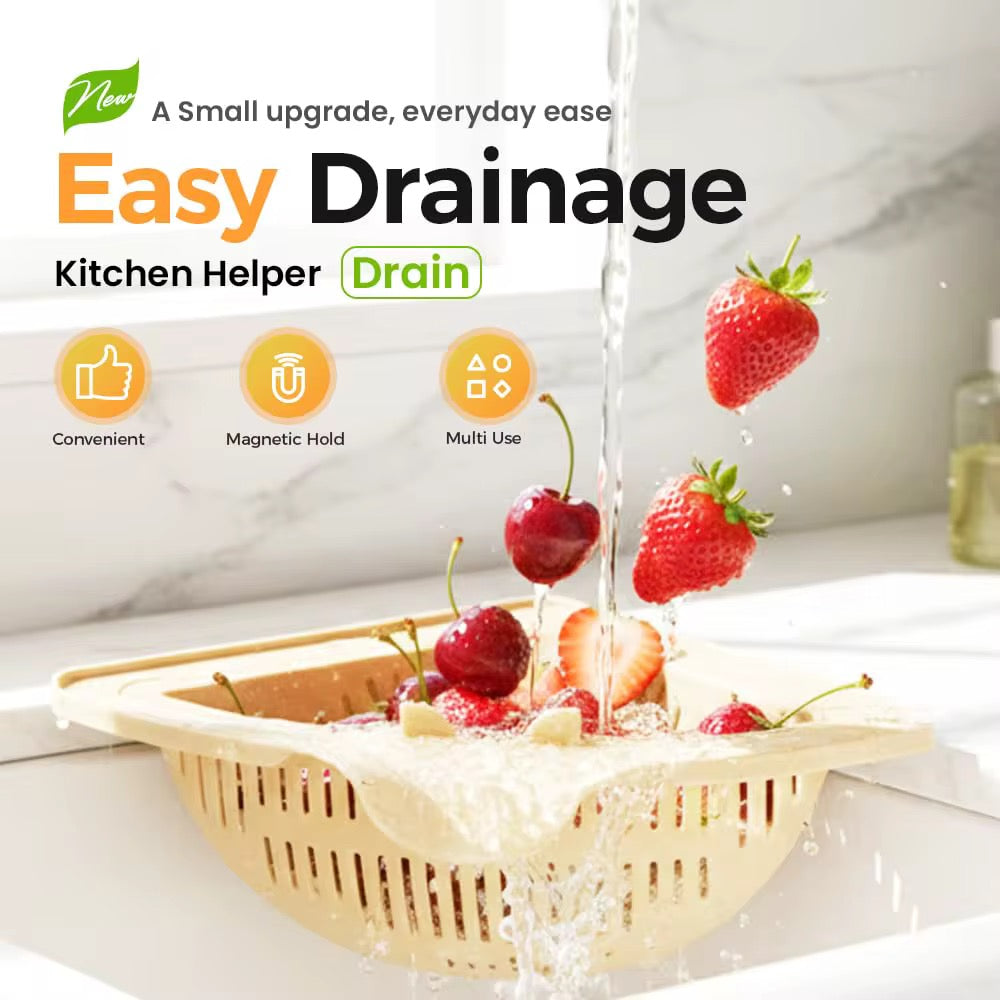 Magnetic Drain Basket Corner