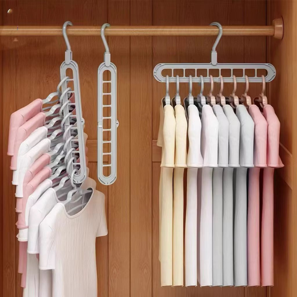 Set of 3 Wardrobe Organizer (9 holes)