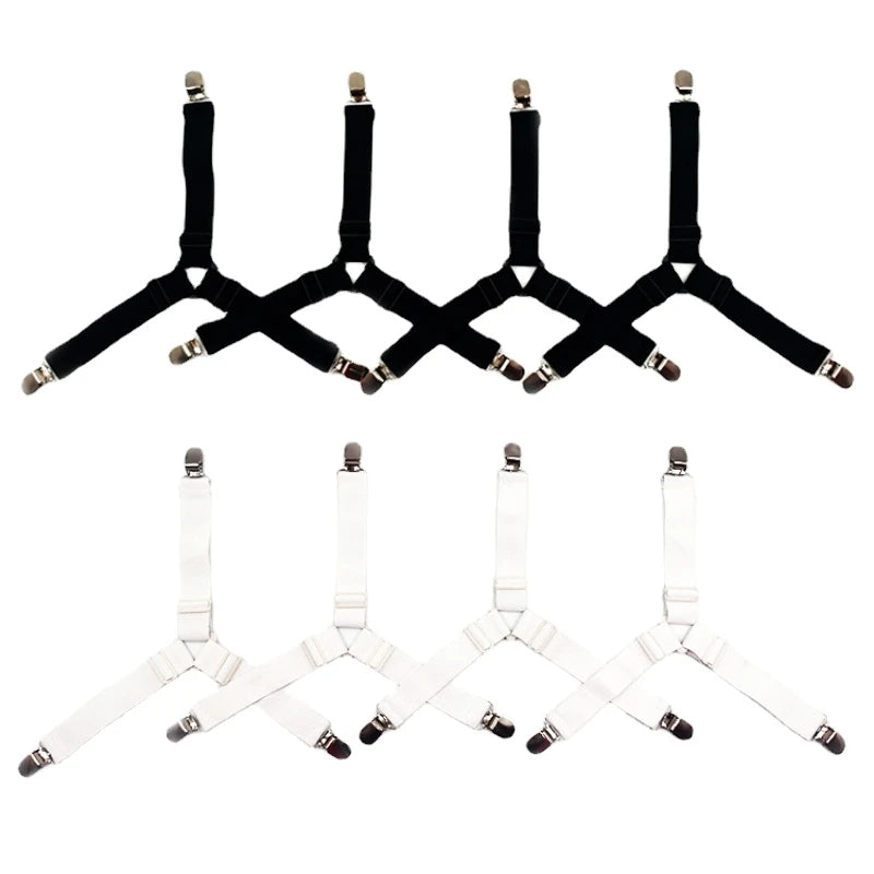 4pcs/set Elastic Bed Sheet Grippers