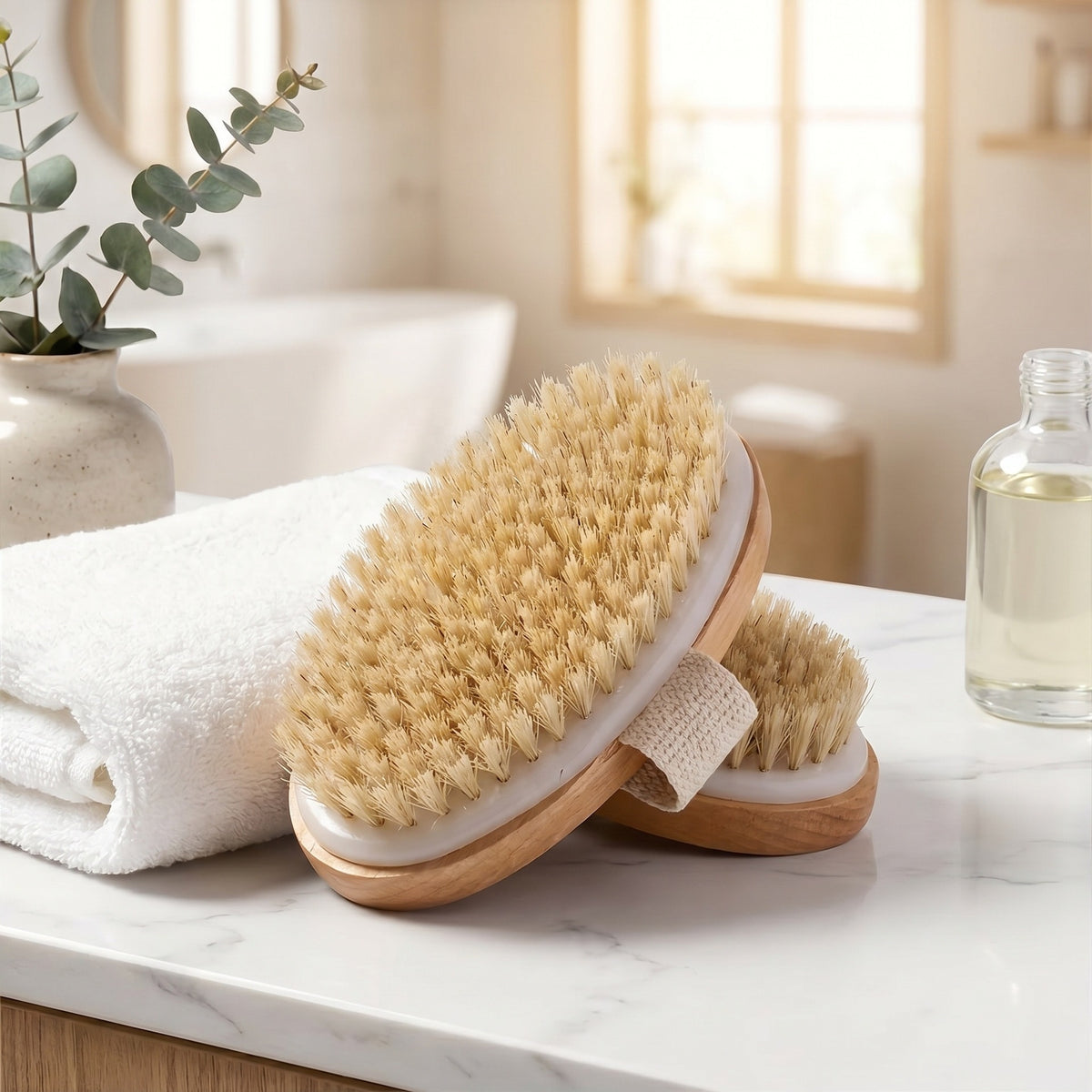 Wooden Dry Body Brush