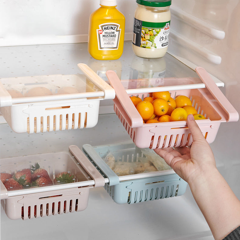 Fridge retractable drawer