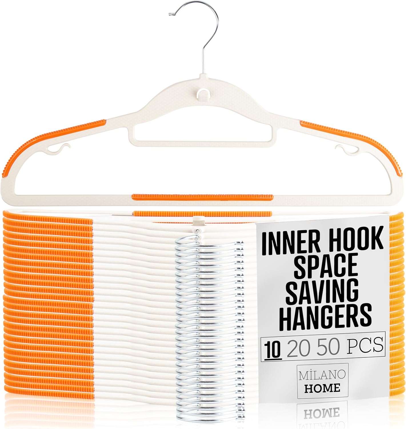 set of 6 hangers with hook