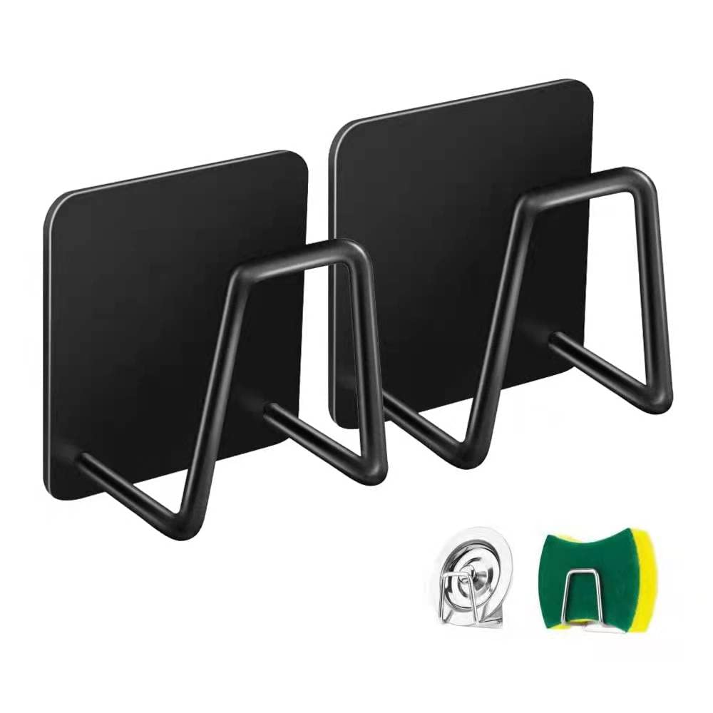 2 pcs black sponge holder