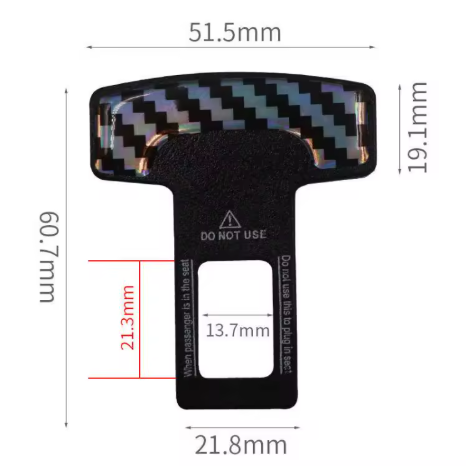 Pair of 2 Seat Belt Buckles