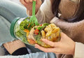 Portable Salad Shaker Cup